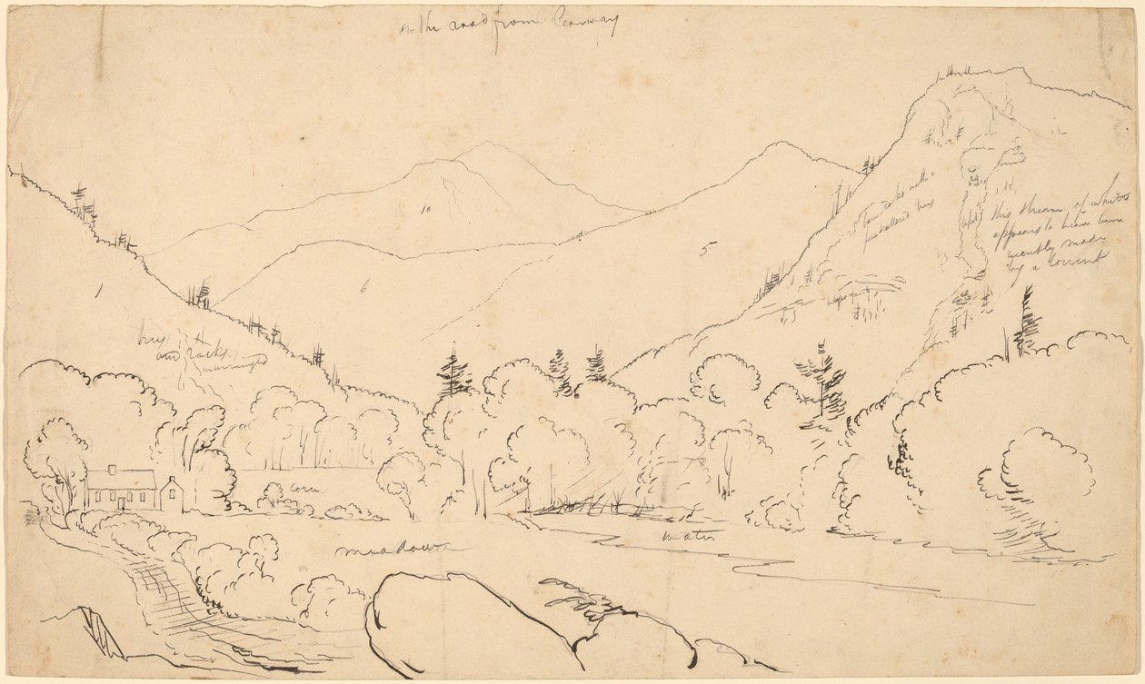På vägen från Conway av Thomas Cole