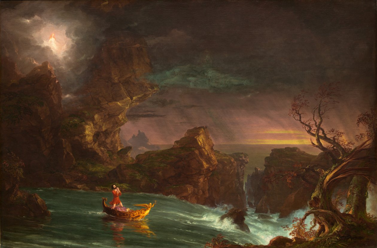 The Voyage of Life: Manhood av Thomas Cole