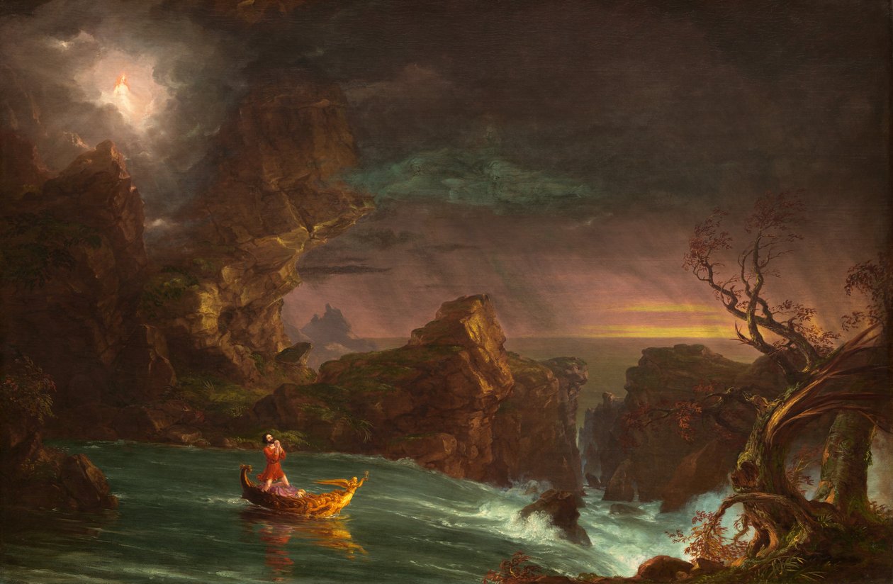 The Voyage of Life: Manhood, 1842. av Thomas Cole