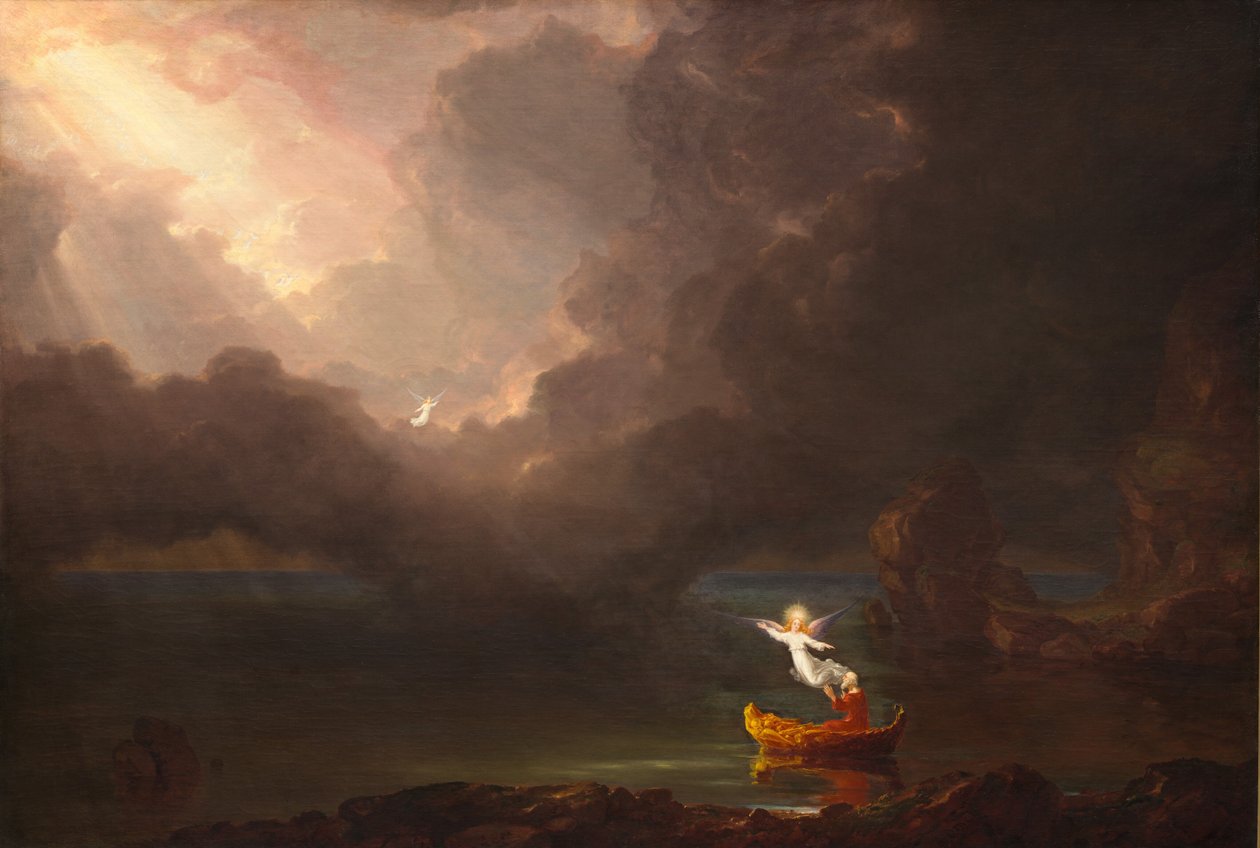Livets resa: Ålderdom, 1842. av Thomas Cole