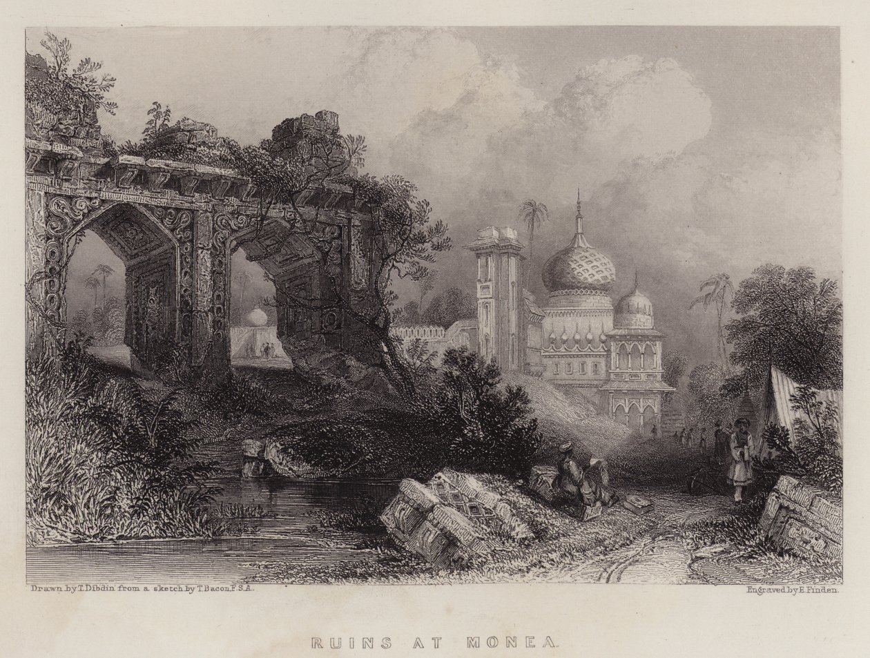 The Ruins Remember It (Black Litho) av Thomas Colman Dibdin