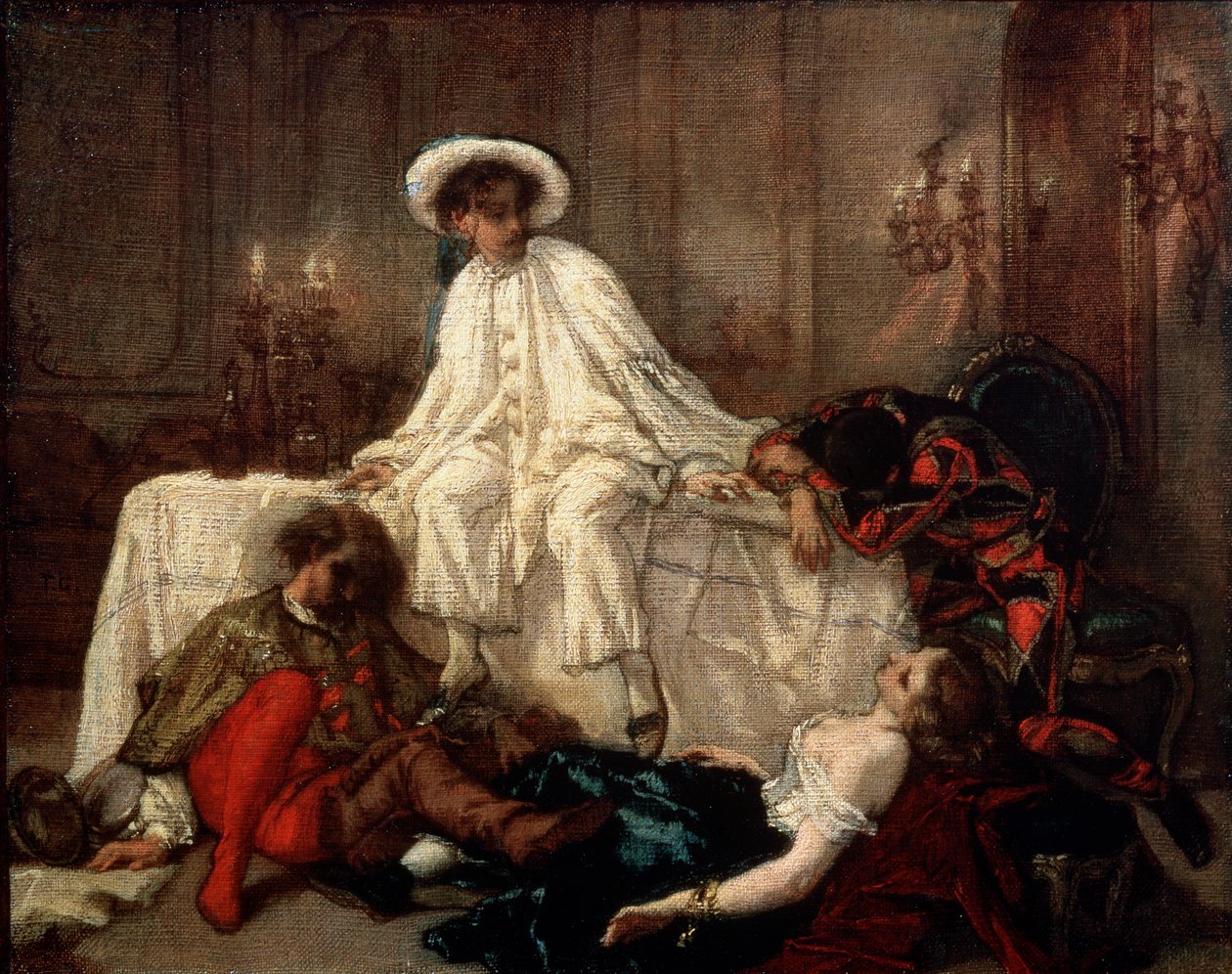 Efter maskeraden, 1850-talet. av Thomas Couture