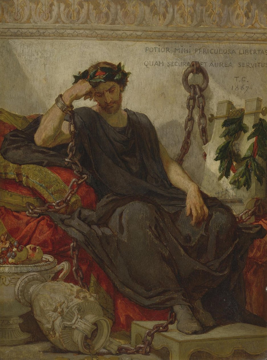 Damokles, 1867 av Thomas Couture