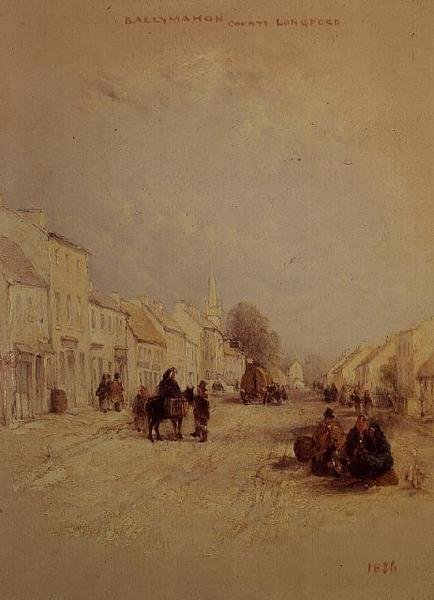 Ballymahon, County Longford av Thomas Creswick