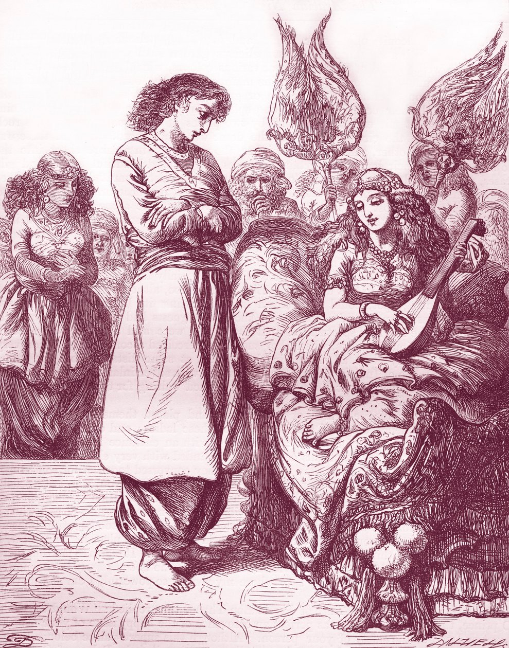 Arabian Nights Tale - av Thomas Dalziel