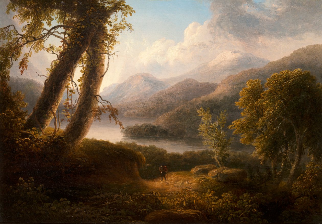 Landskap (olja på duk) av Thomas Doughty
