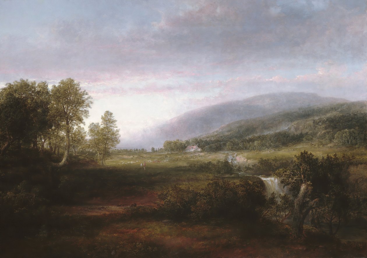 Vårlandskap, ca. 1853-56. av Thomas Doughty