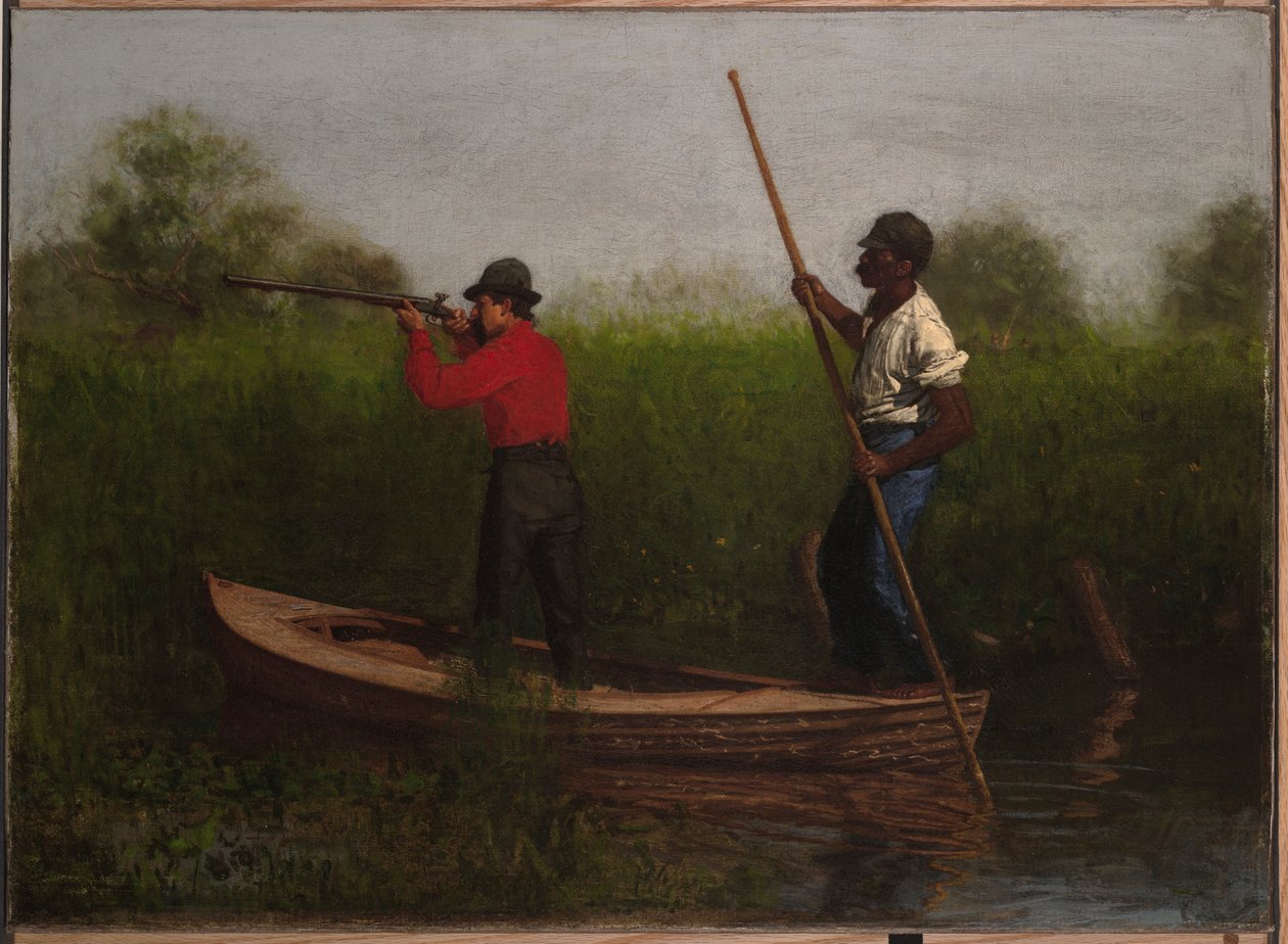 Järnvägsskjutning på Delaware av Thomas Eakins