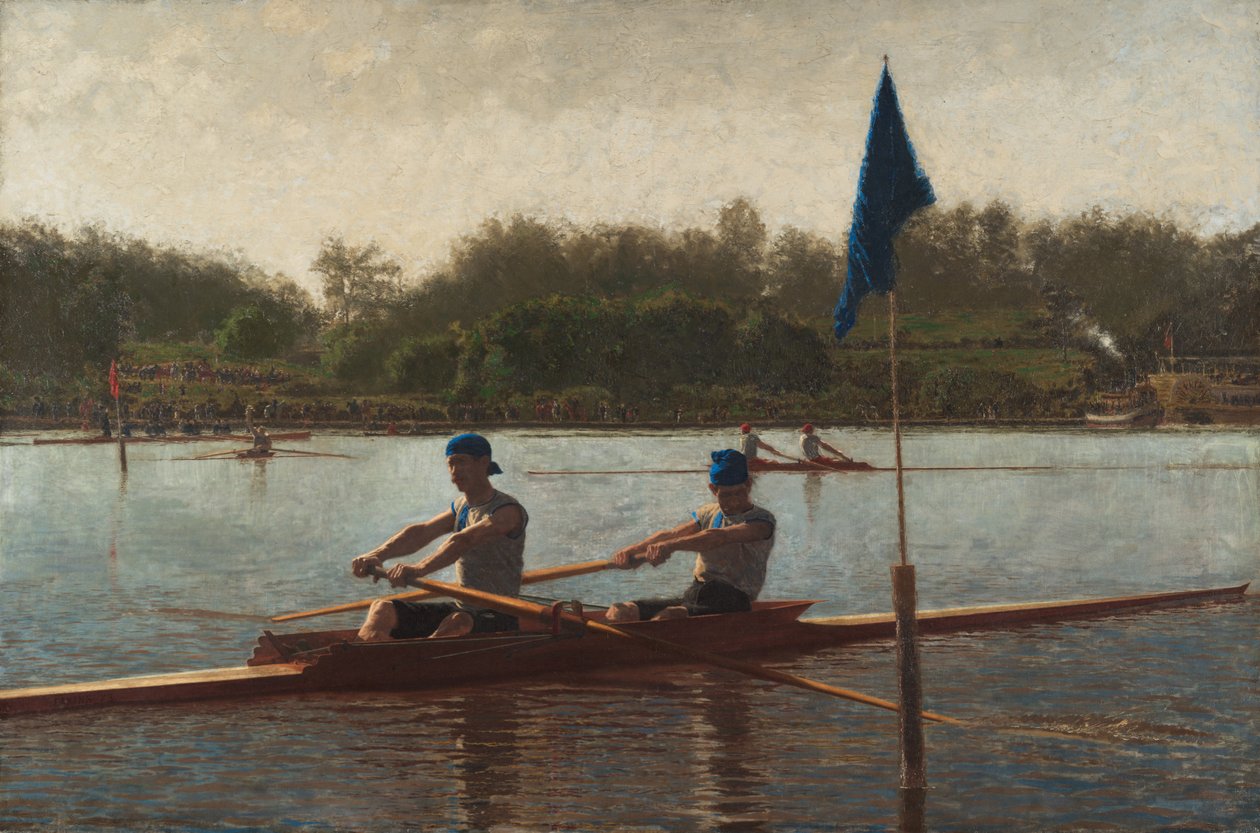 Bröderna Biglin vänder på steken av Thomas Eakins