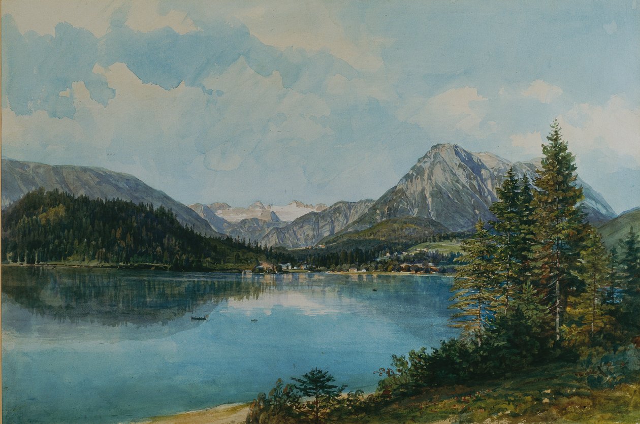 Altausseersee med Dachstein av Thomas Ender