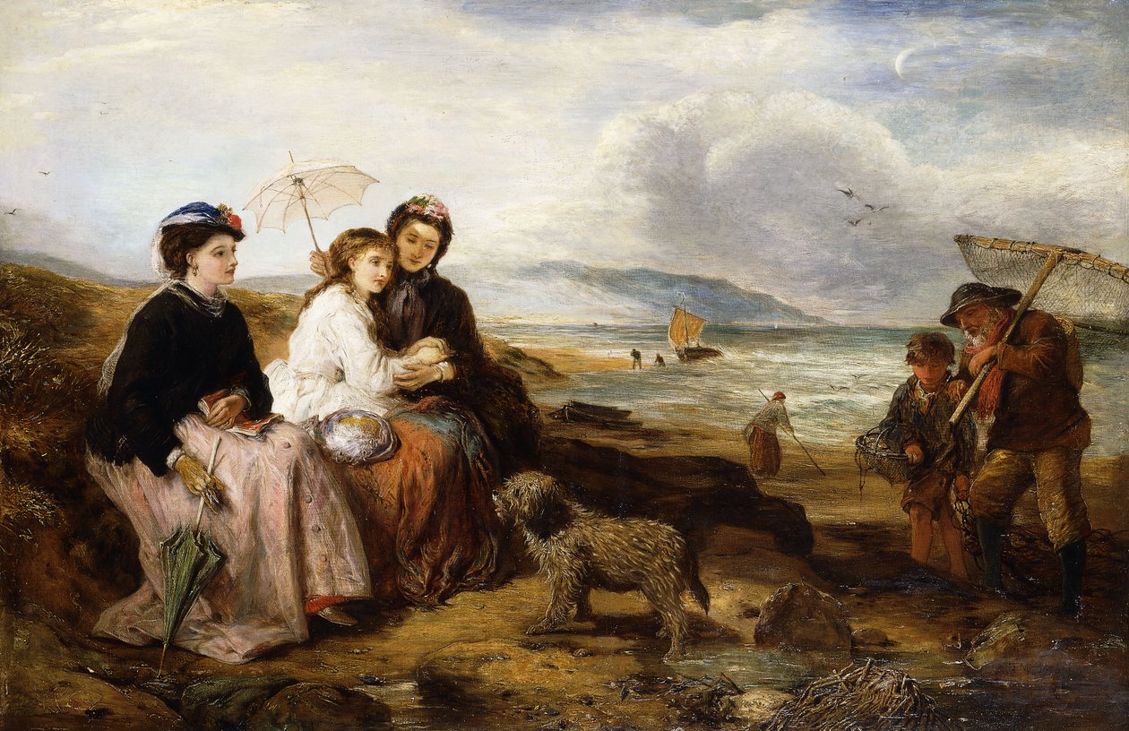 Vid havet, 1877 av Thomas Falcon Marshall