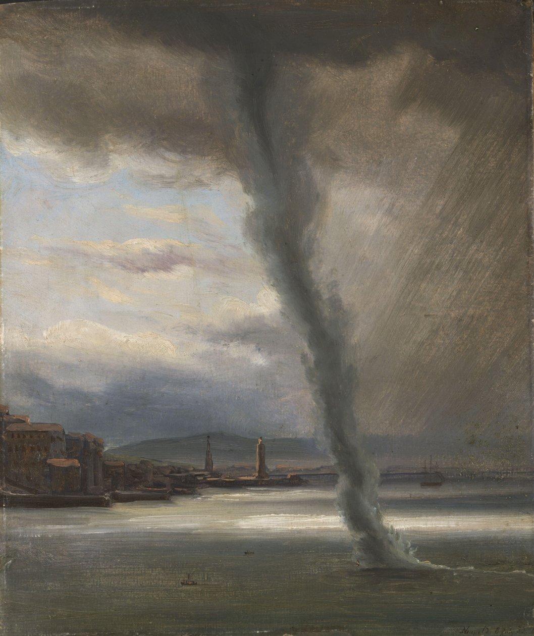 En vattenpipa vid Neapelbukten av Thomas Fearnley