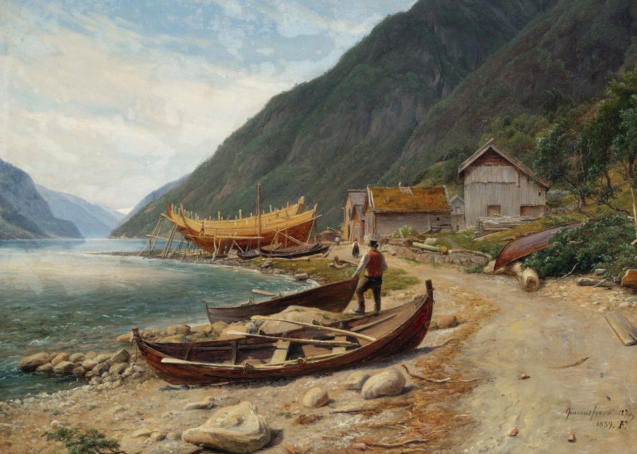 Gravensfjord av Thomas Fearnley