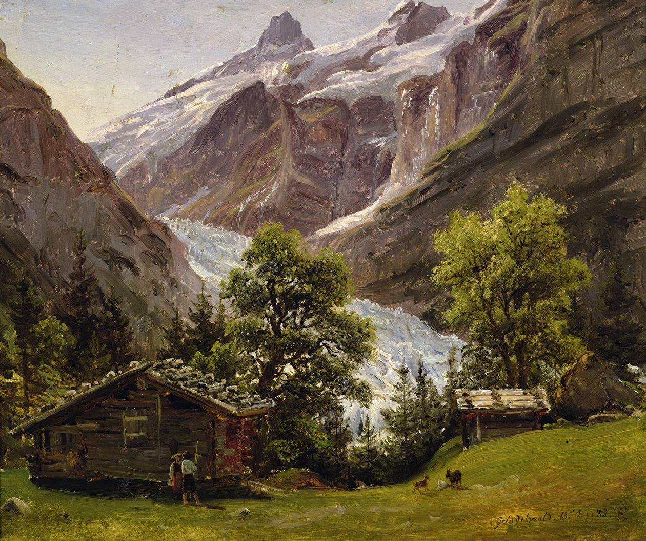 Grindelwald, Schweiz av Thomas Fearnley