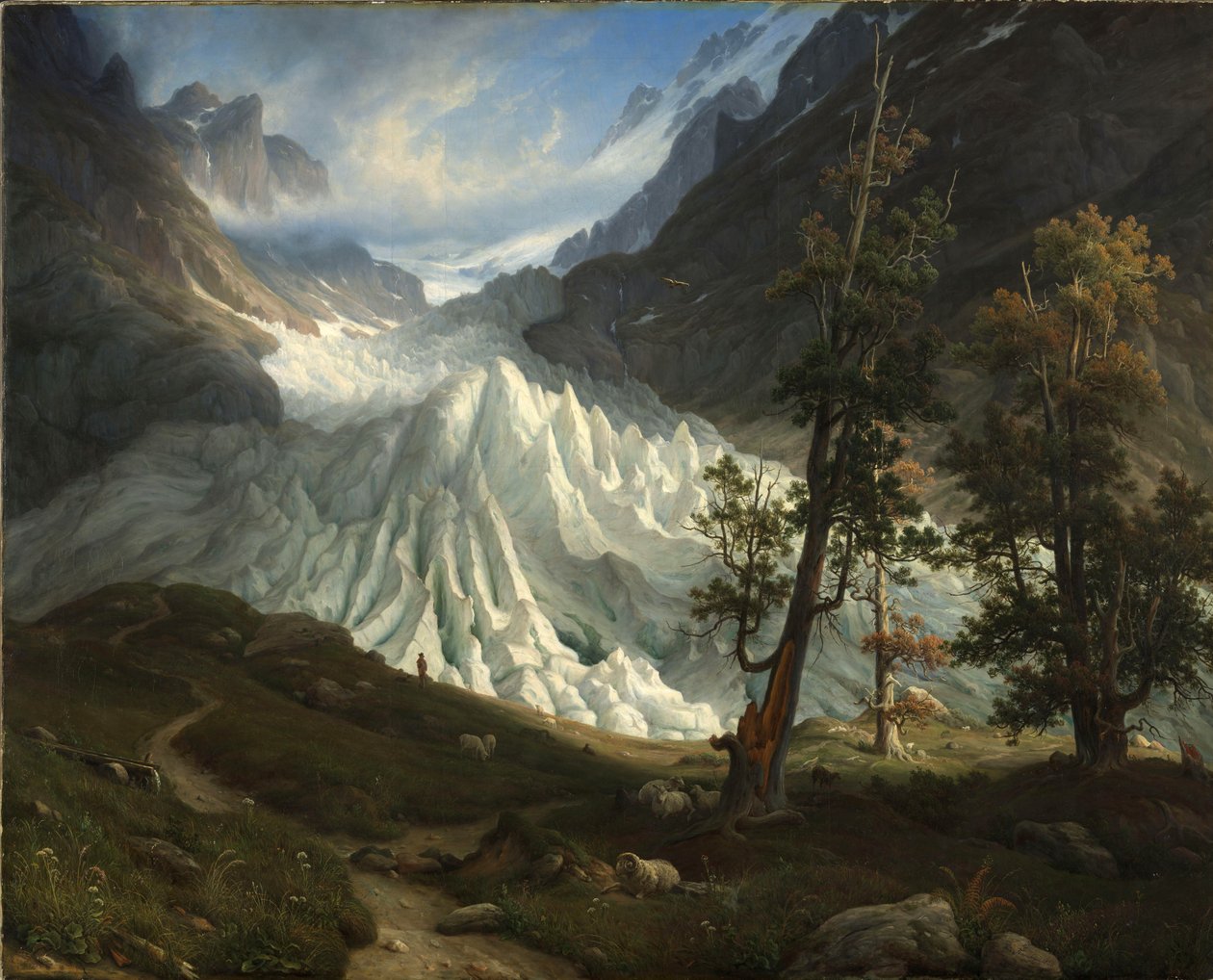 Norska: Grindelwald-glaciären Grindelwald-glaciären av Thomas Fearnley