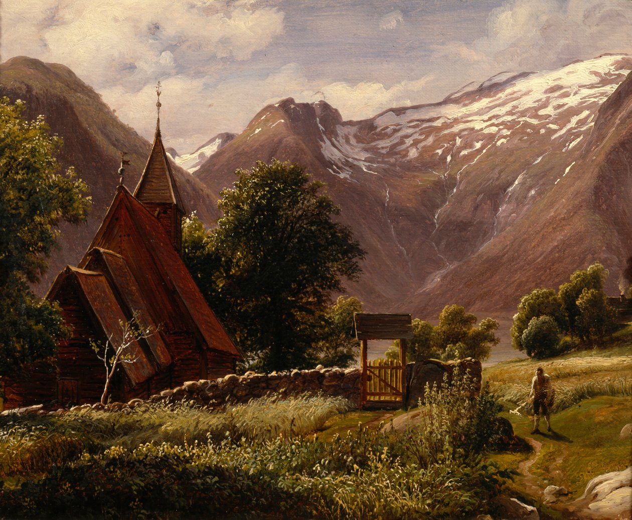 Tjugums kyrka, Balestrand av Thomas Fearnley