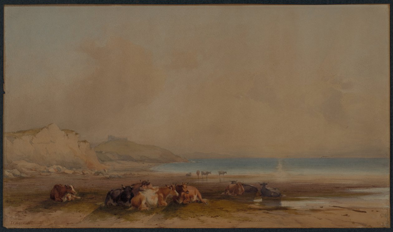 Landskap, 1885. av Thomas Francis Wainwright