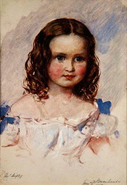 Porträtt av en ung flicka av Thomas Frank Heaphy