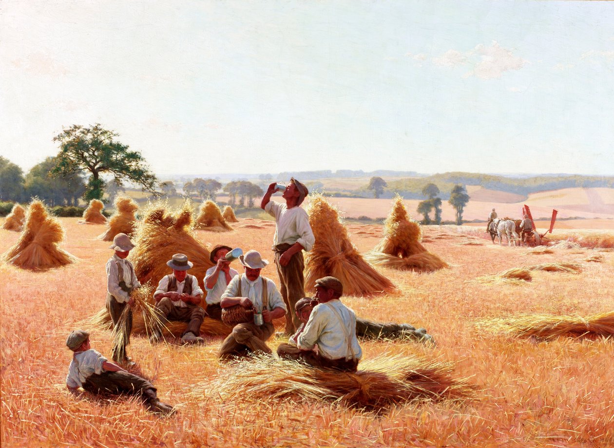 Skördare vilar, 1898 av Thomas Frederick Mason Sheard