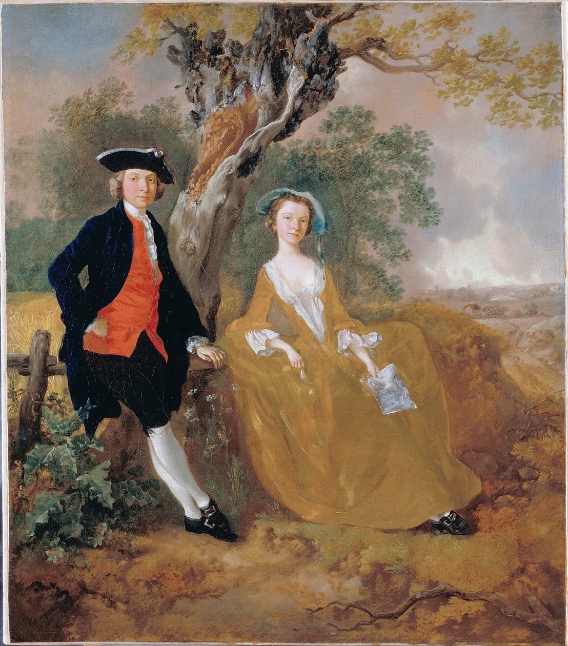 Ett par i ett landskap av Thomas Gainsborough