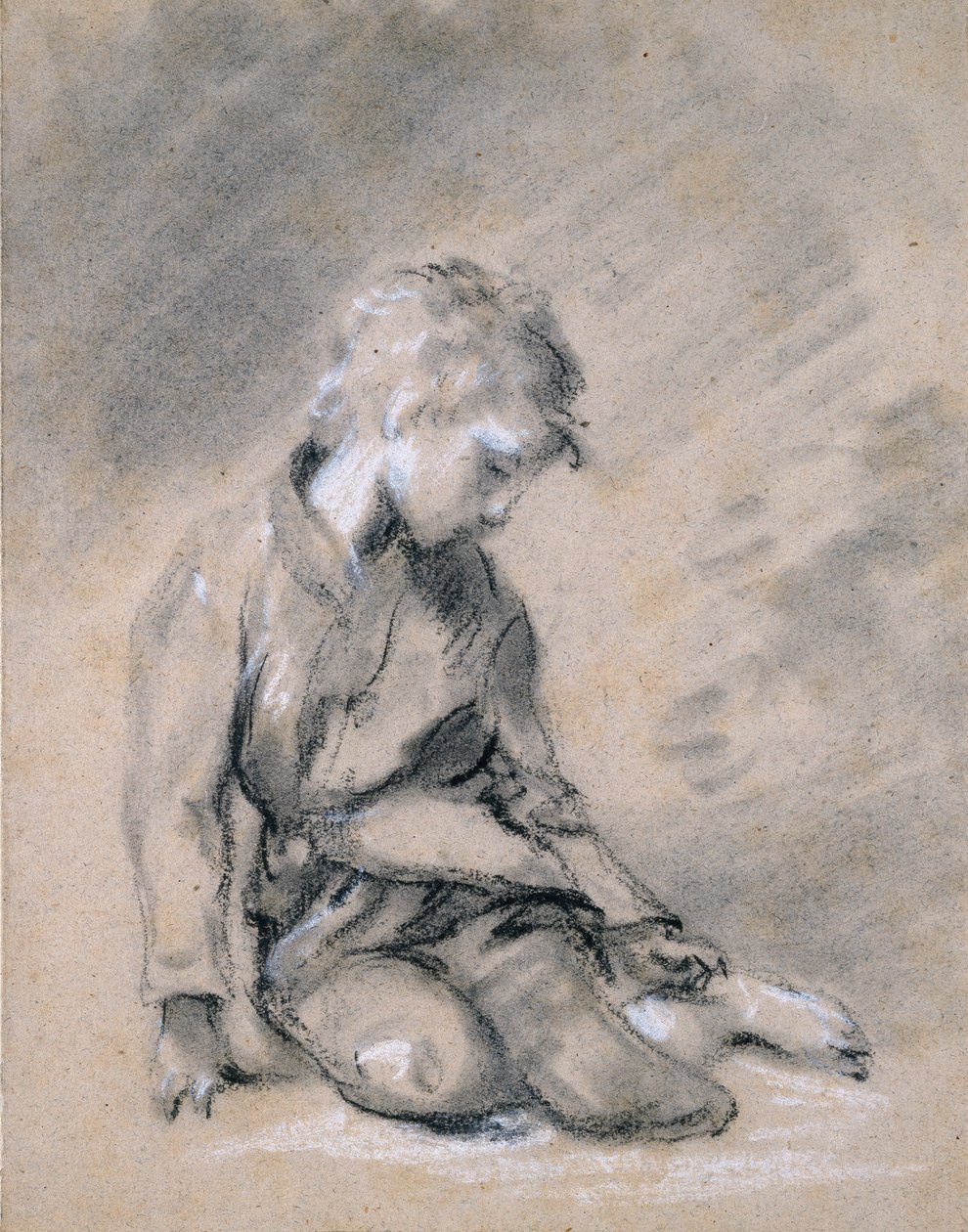 Tiggarpojke, omkring 1780 av Thomas Gainsborough