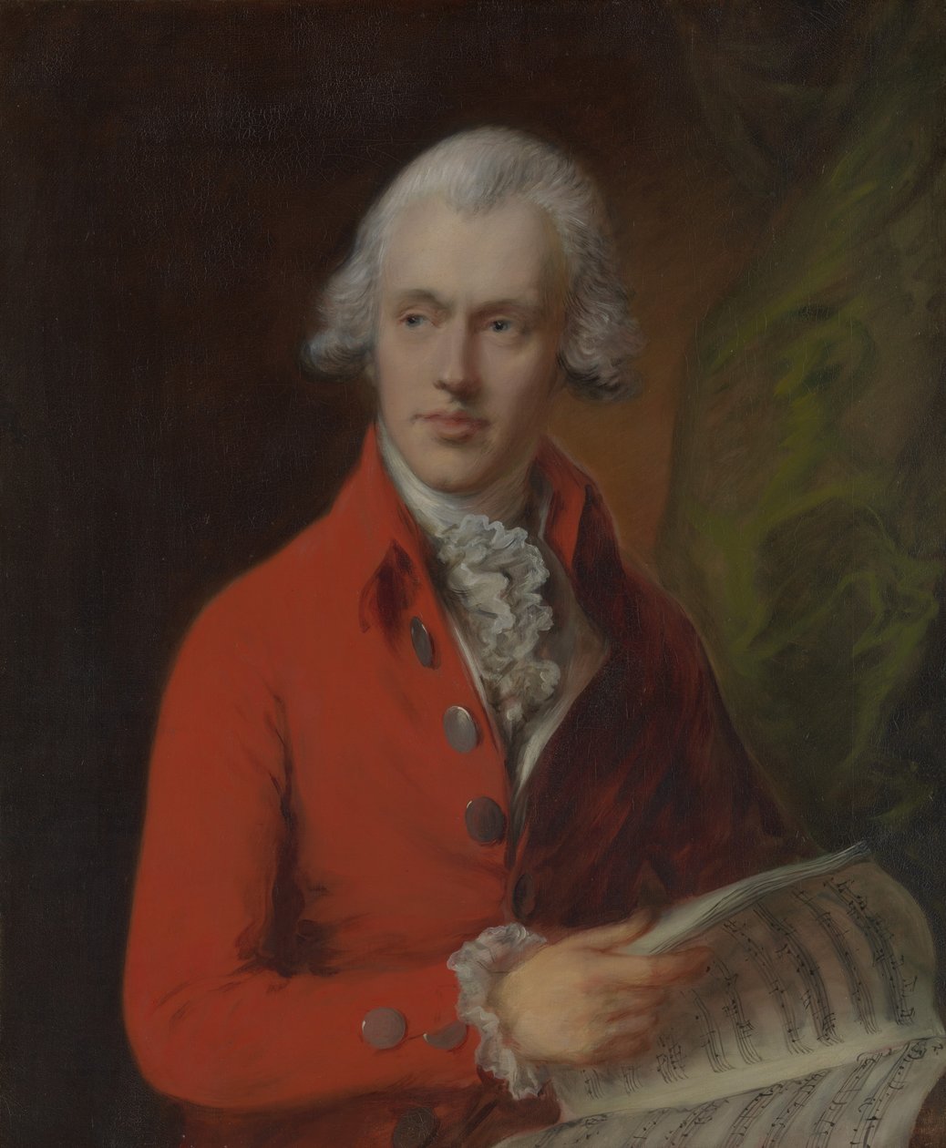 Charles Rousseau Burney 1747-1819, ca. 1780. av Thomas Gainsborough