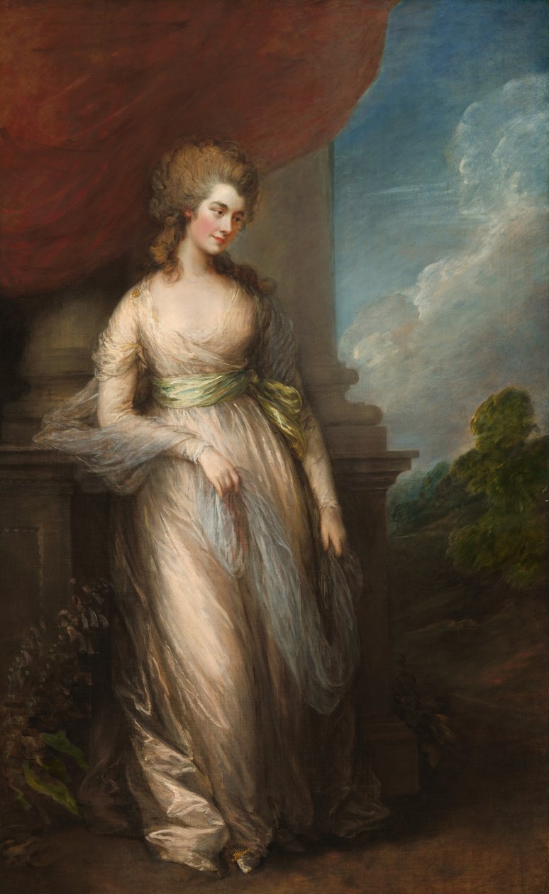 Georgiana, hertiginna av Devonshire, 1783. av Thomas Gainsborough