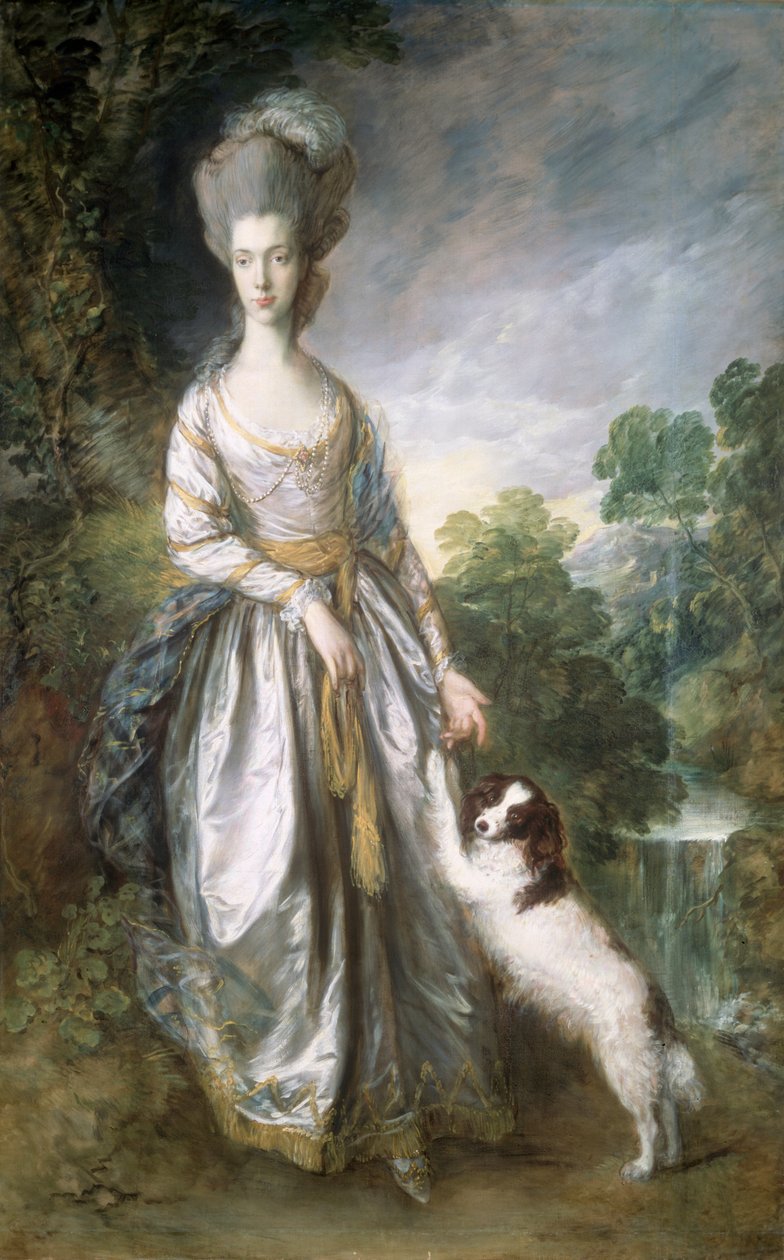 Lady Brisco av Thomas Gainsborough