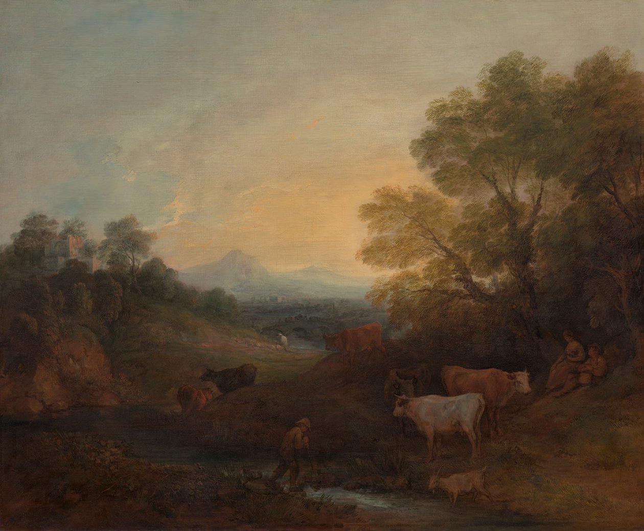 Landskap med boskap, ca. 1773. av Thomas Gainsborough