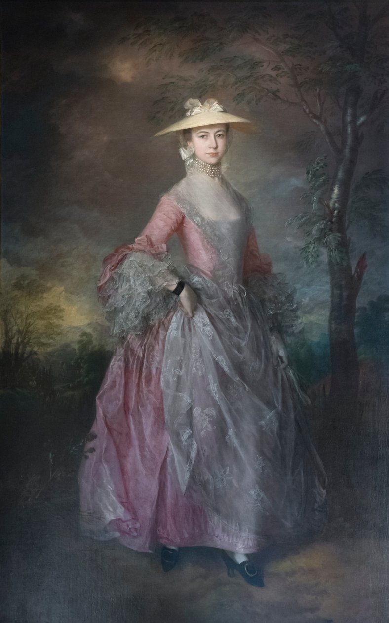 Mary grevinna Howe av Thomas Gainsborough