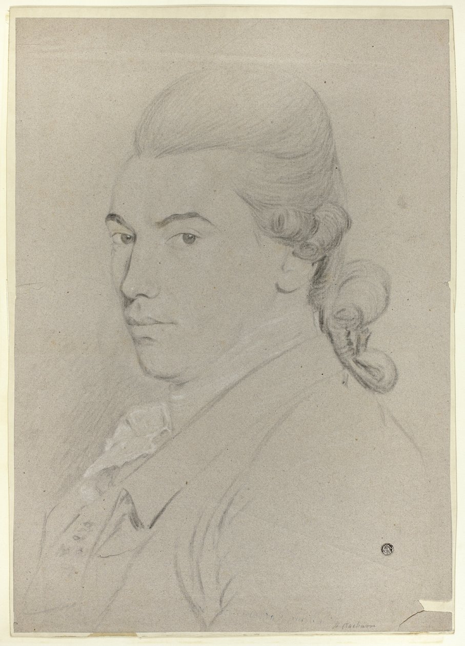 Porträttbyst av en man av Thomas Gainsborough