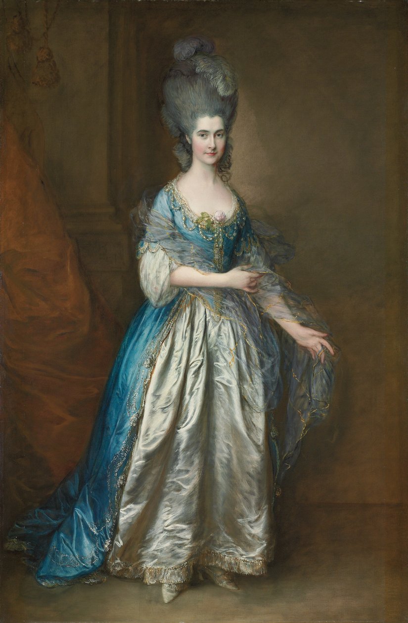Porträtt av fru William Villebois av Thomas Gainsborough
