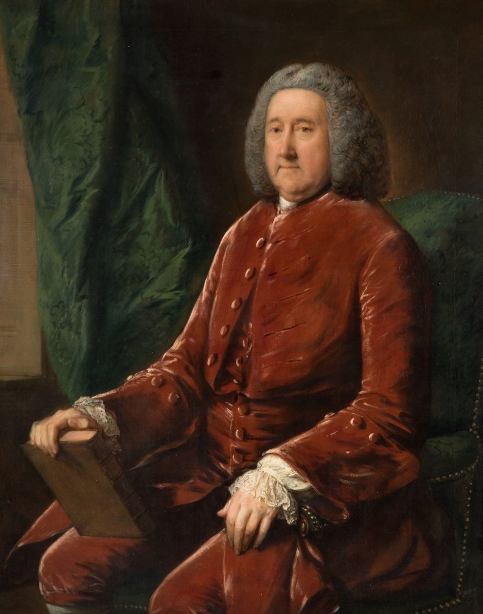 Porträtt av Thomas Coward, 1765. av Thomas Gainsborough