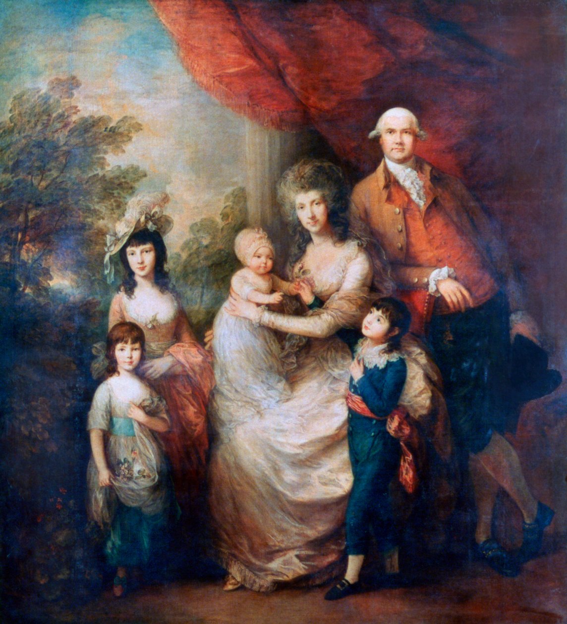 Familjen Baillie, c1784 av Thomas Gainsborough