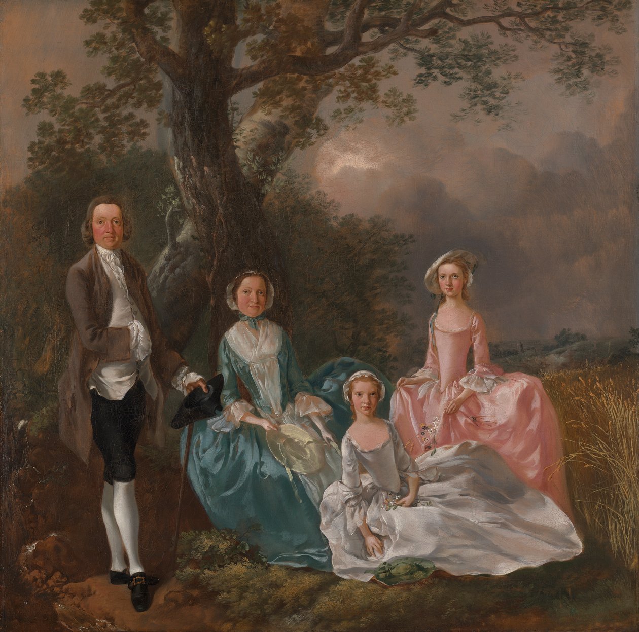 Familjen Gravenor av Thomas Gainsborough RA