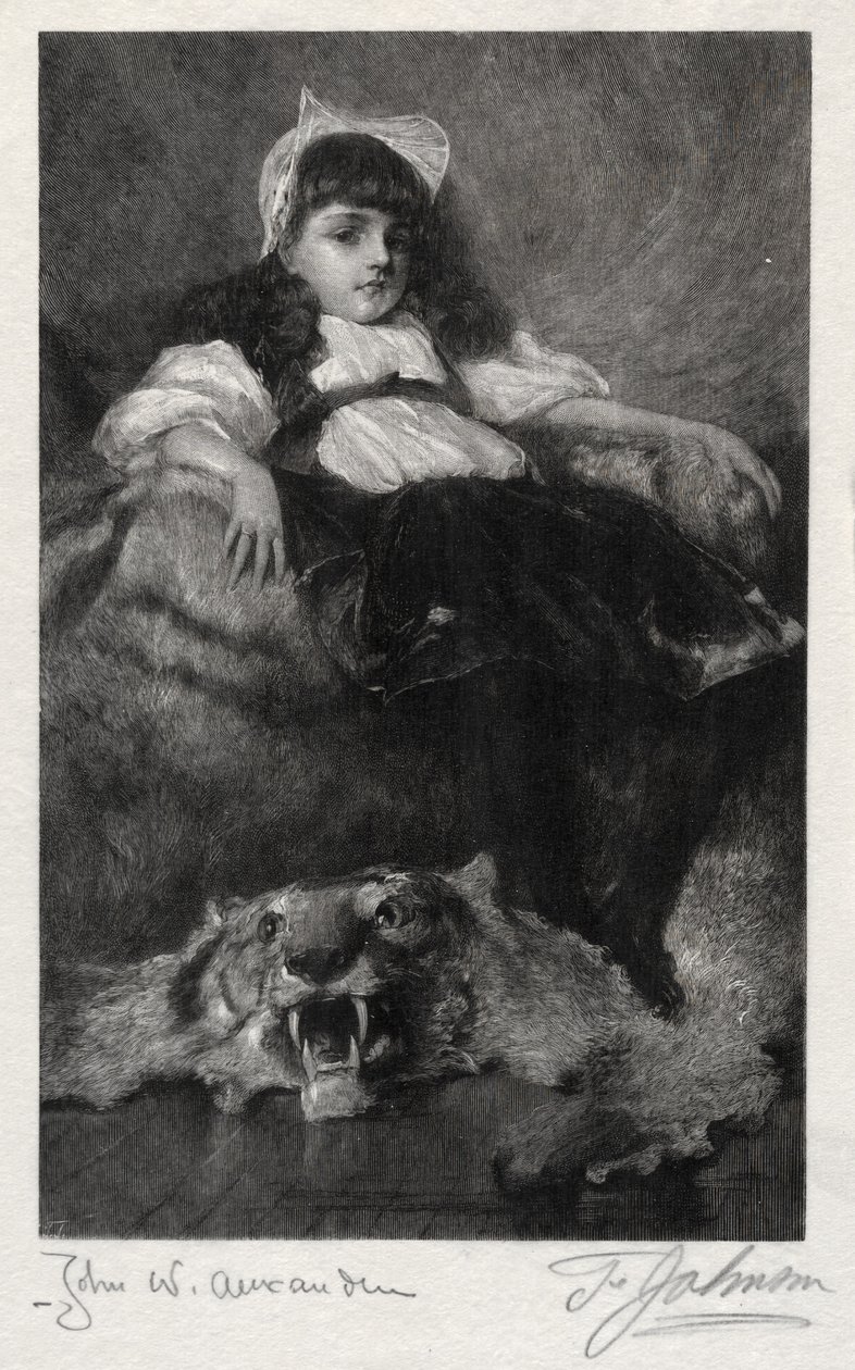 Porträtt av ett barn av Thomas George Johnson