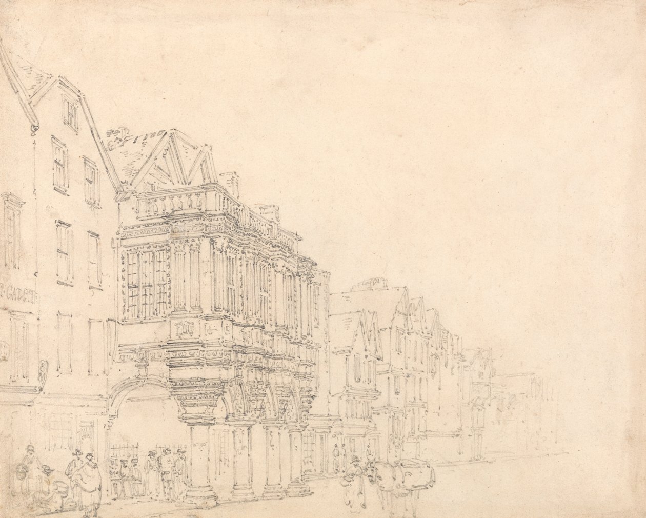 The Guildhall, Exeter av Thomas Girtin