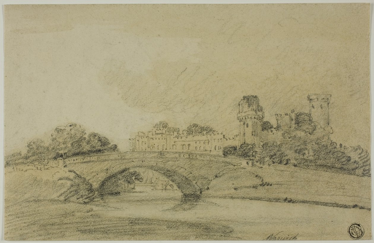 Warwick Castle av Thomas Girtin