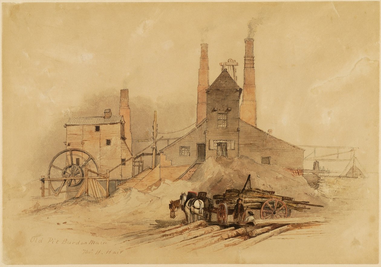 Old Pit, Burdon Main av Thomas H. Hair