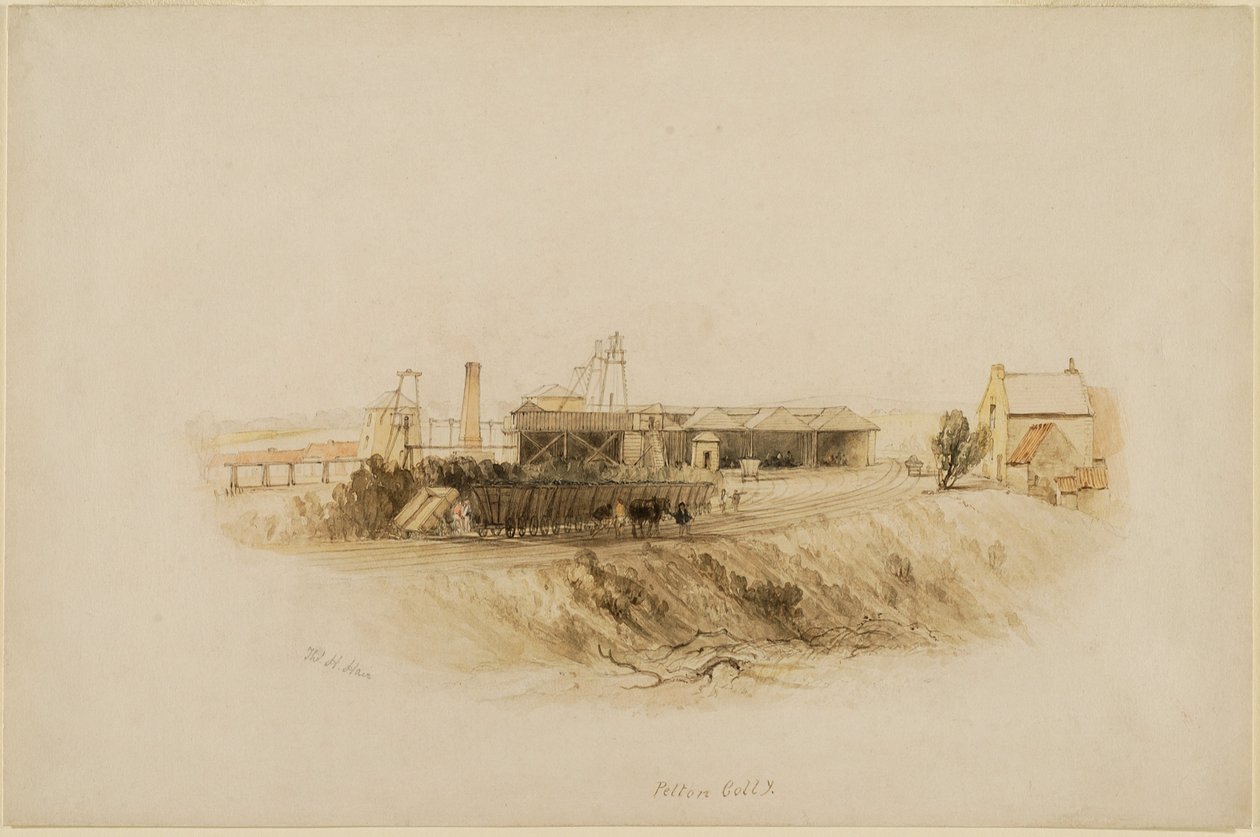 Pelton Colliery av Thomas H. Hair
