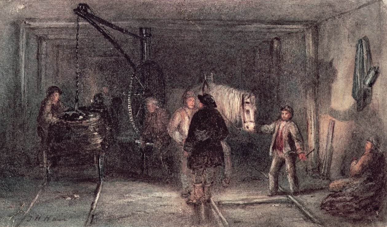 Pit Ponnyer och vagn av Thomas H. Hair