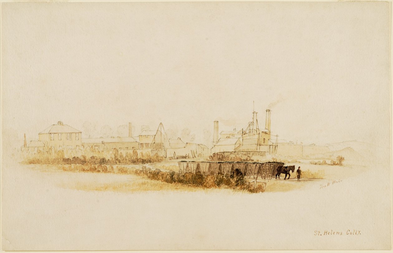 St Helens Colliery av Thomas H. Hair