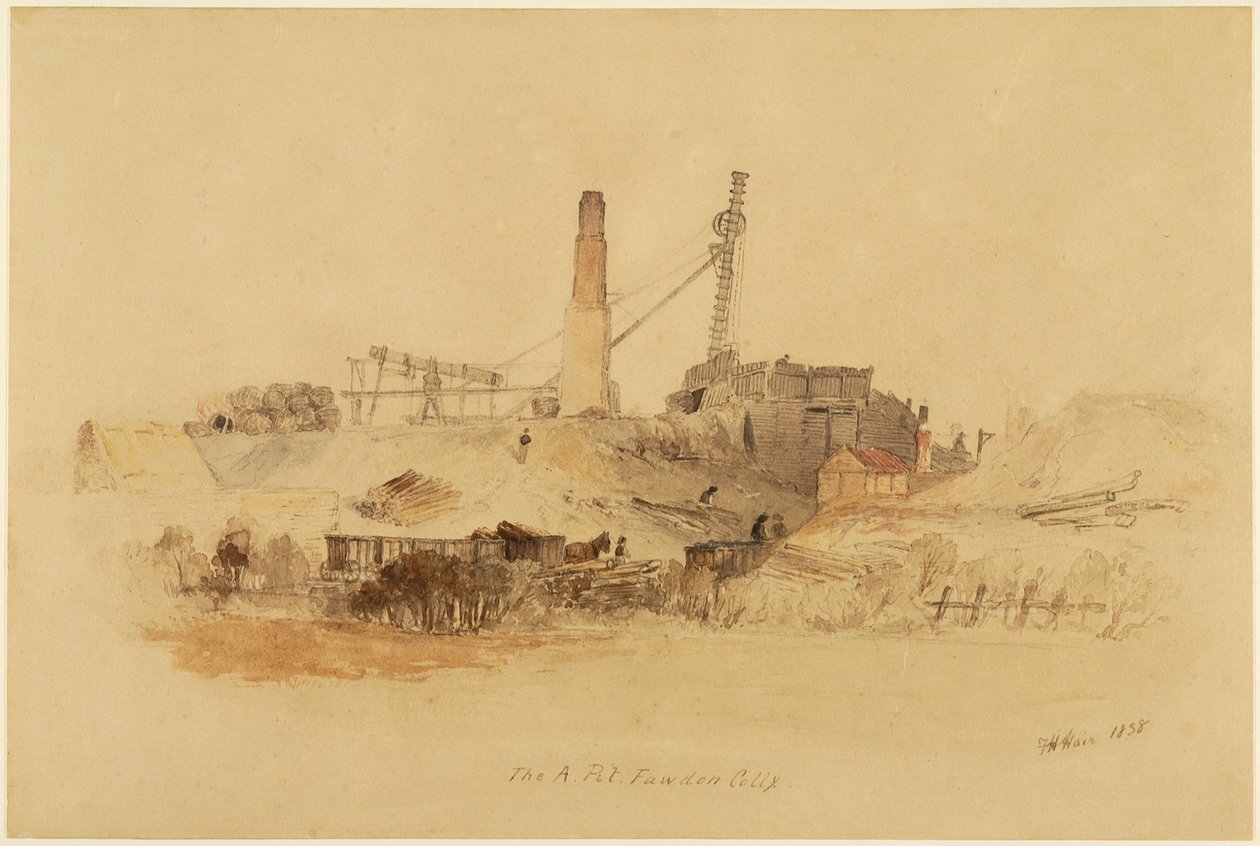 A Pit, Fawden Colliery av Thomas H. Hair