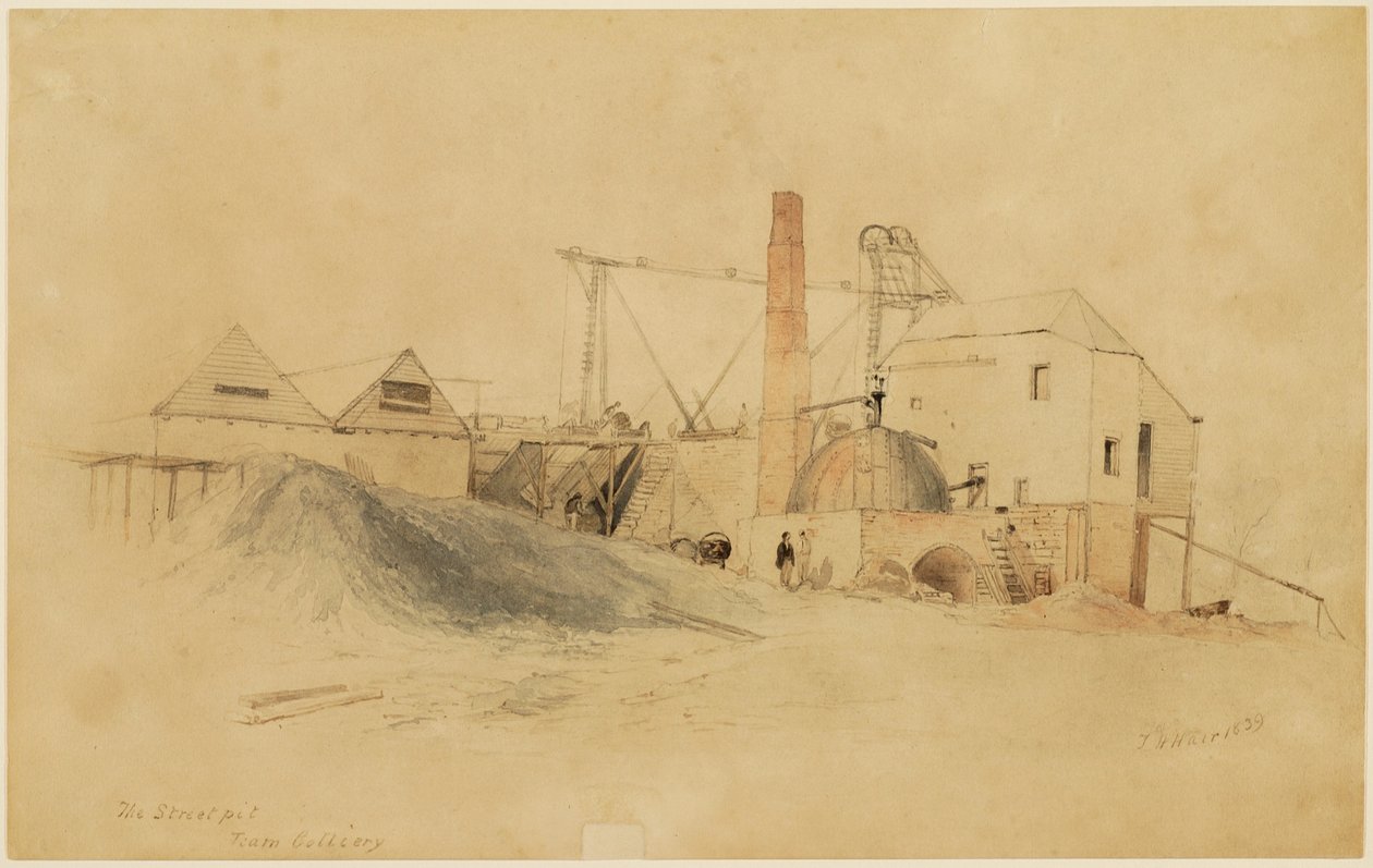 The Street Pit, Team Colliery av Thomas H. Hair