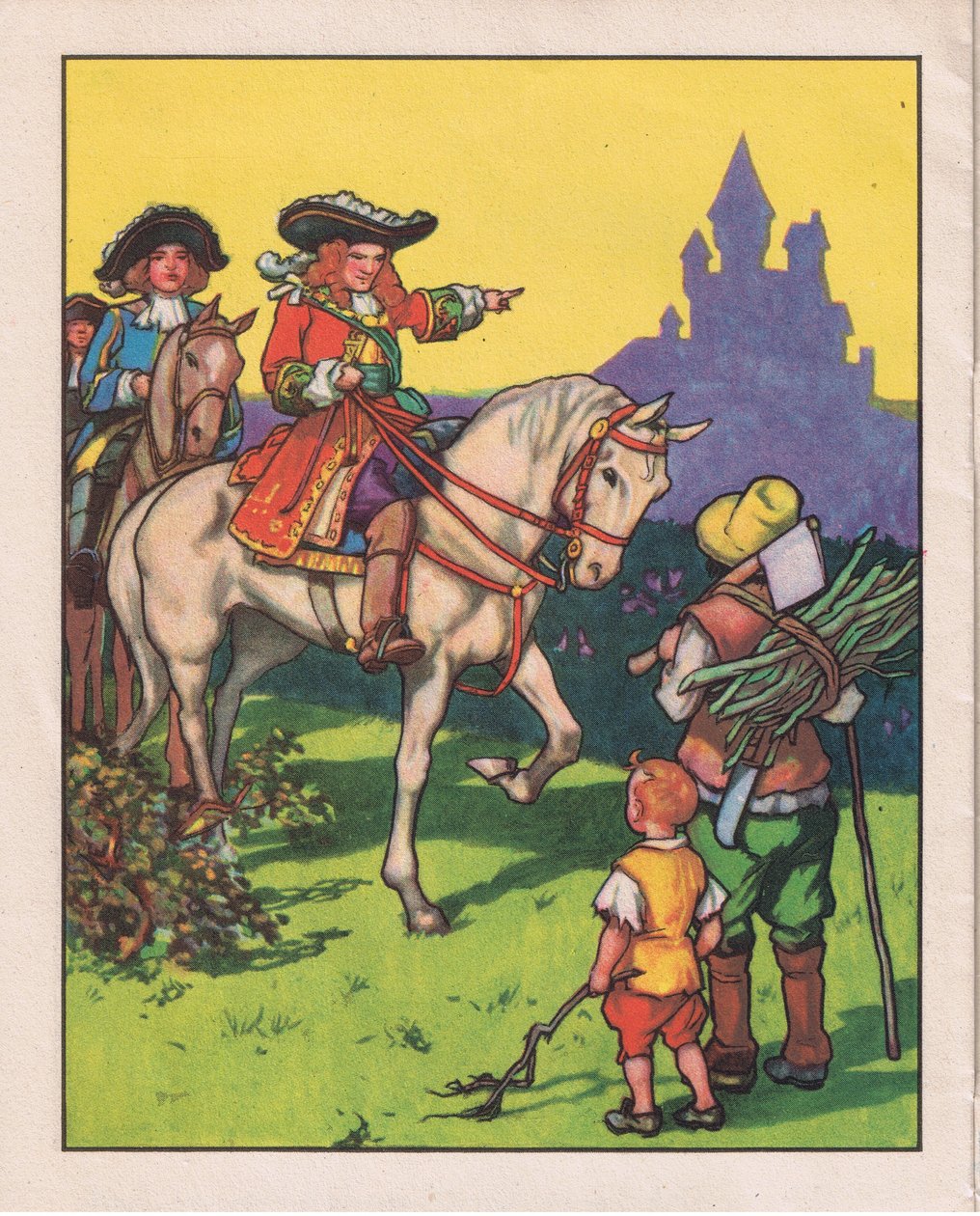 En stilig ung prins kom (litografi) av Thomas Heath Robinson