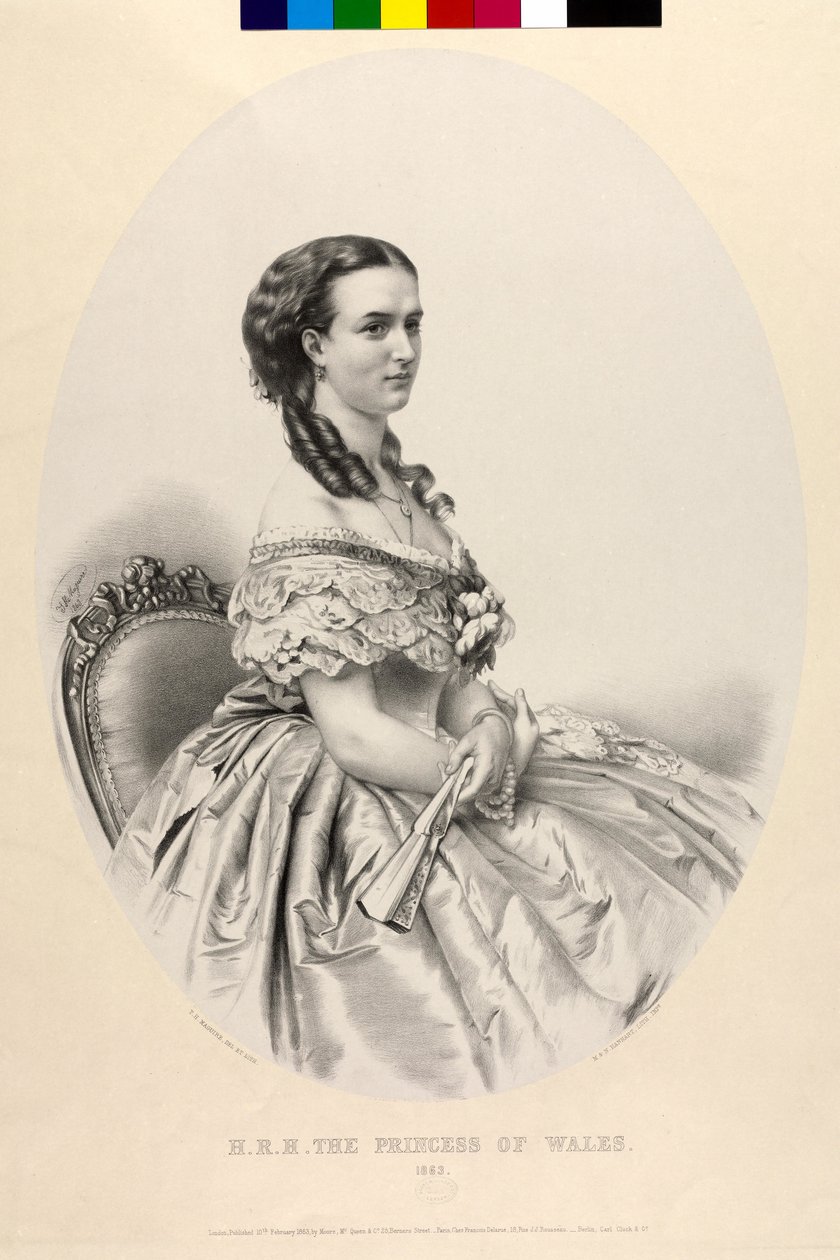 Prinsessan av Danmark Alexandra av Thomas Herbert Maguire
