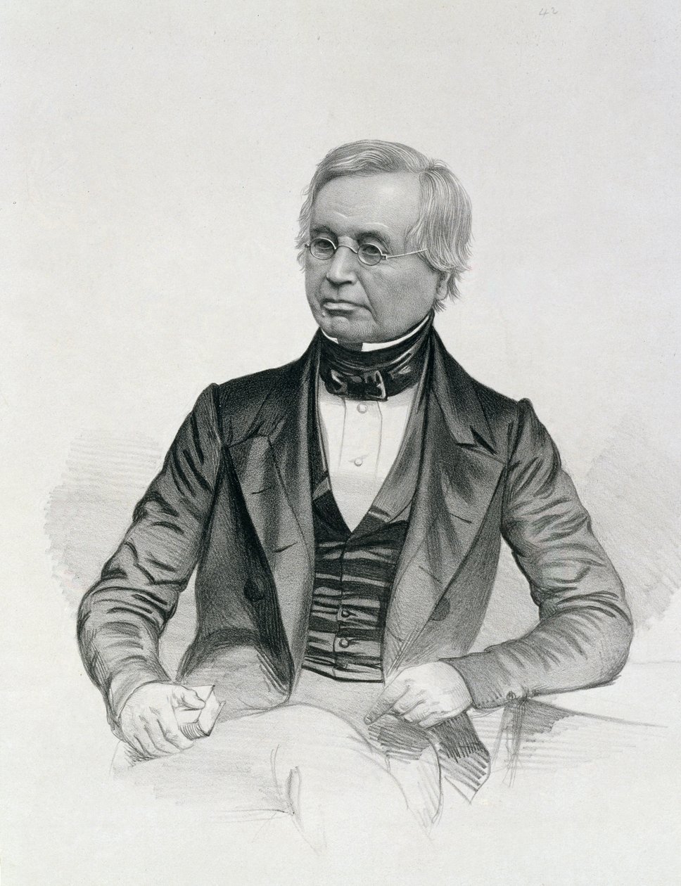 Richard Phillips (1778-1851) av Thomas Herbert Maguire