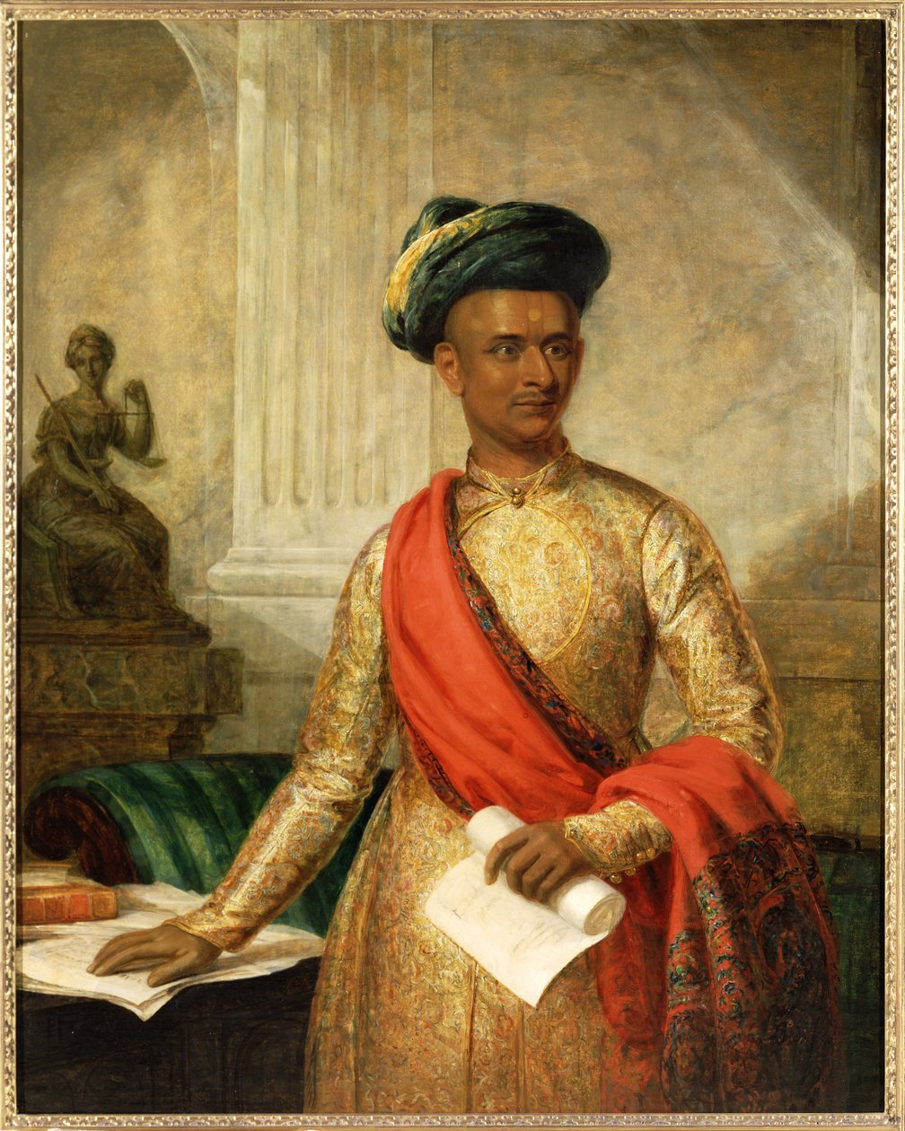 Purniya, Chief Minister of Mysore, ca 1801 av Thomas Hickey
