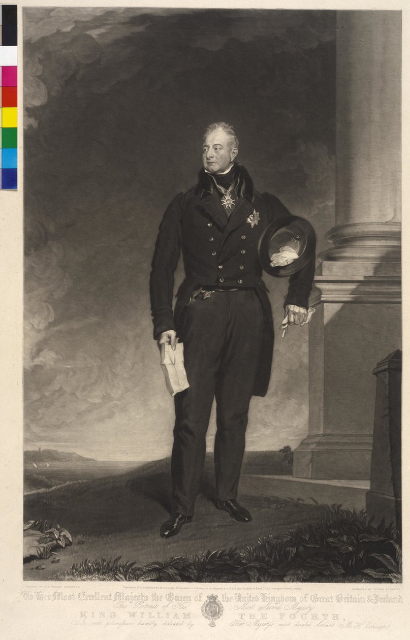 Kung av England Wilhelm IV av Thomas Hodgetts