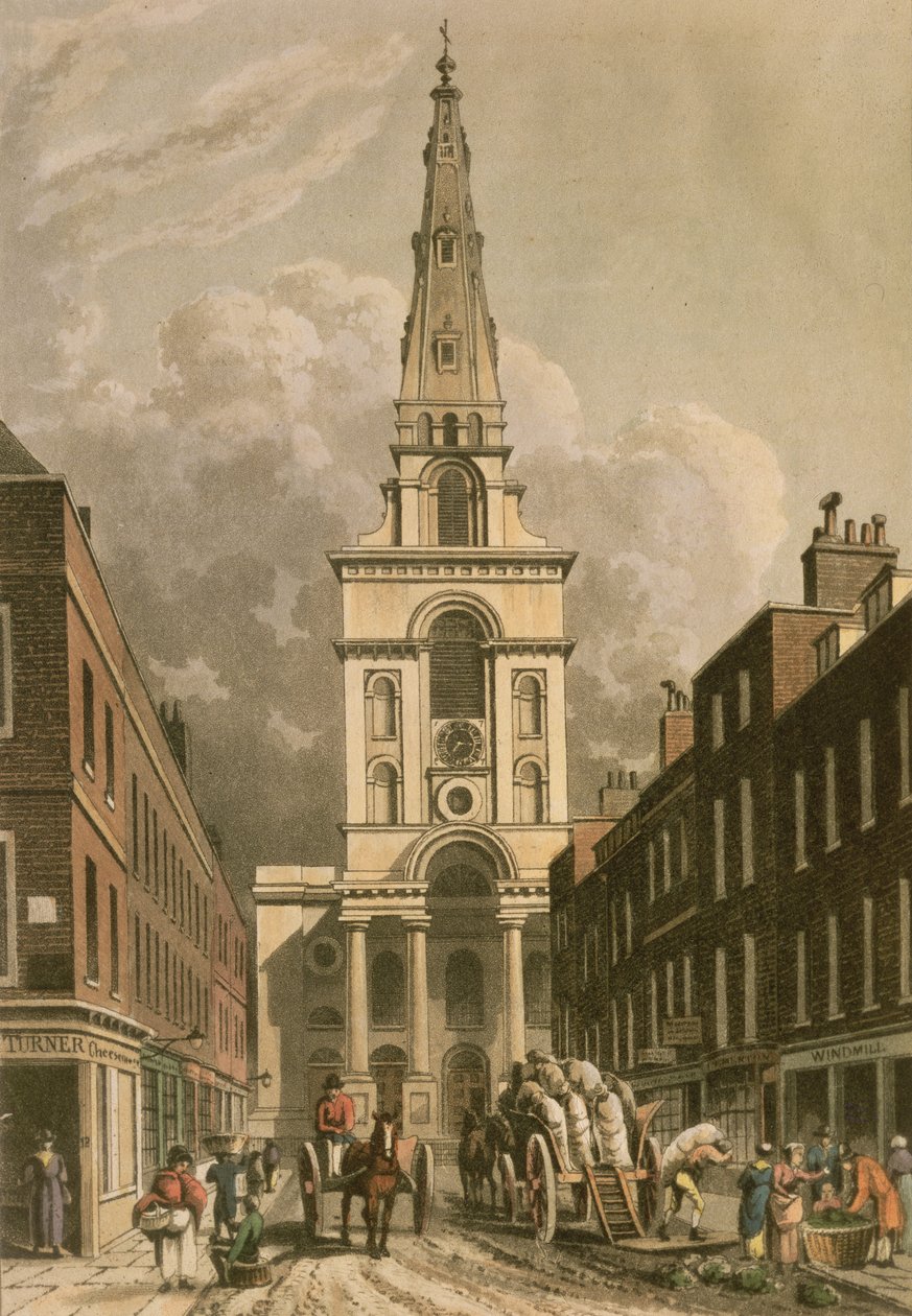 Christchurch, Spitalfields av Thomas Hosmer Shepherd